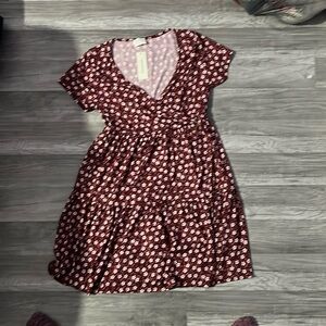 Flower print dress